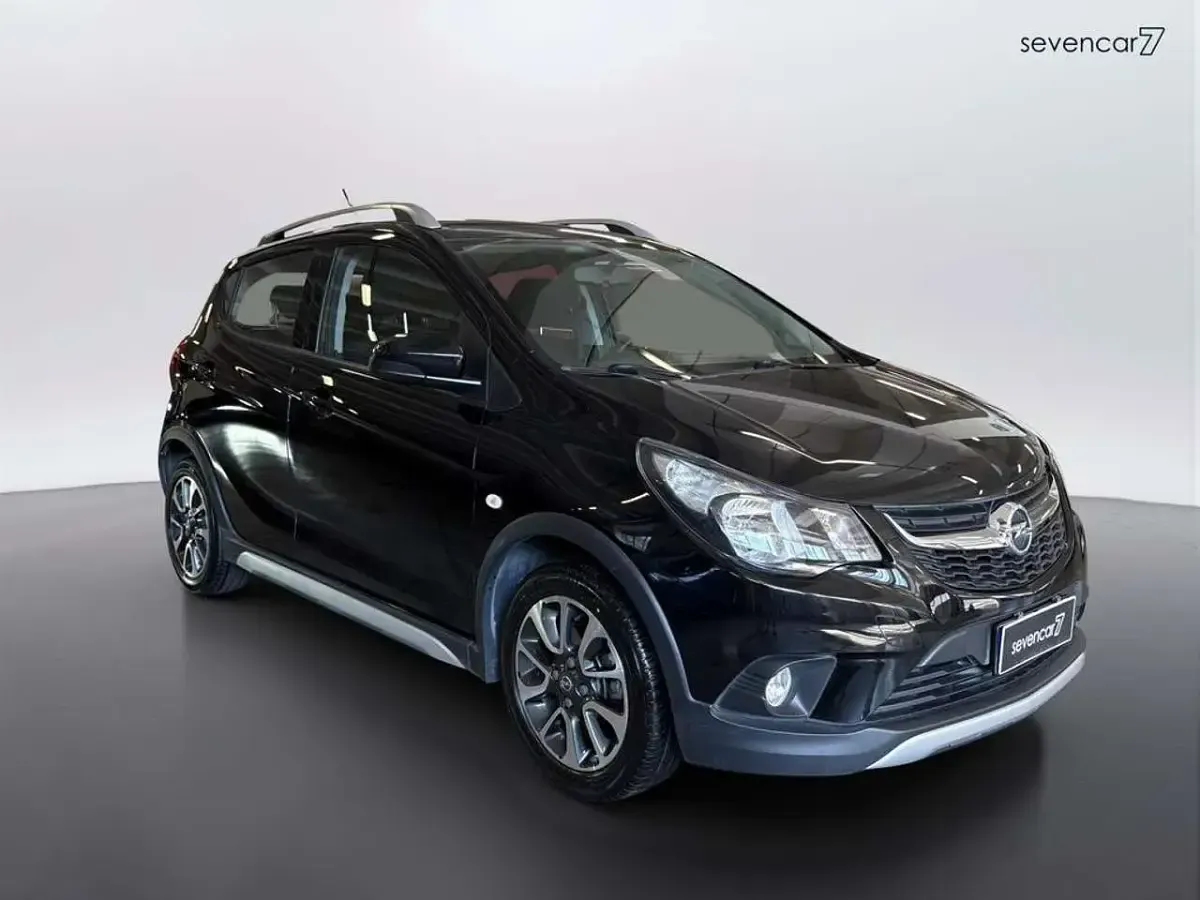 Usata Opel Karl Rocks 73 CV (53 kW) 2017 Nero Utilitaria
