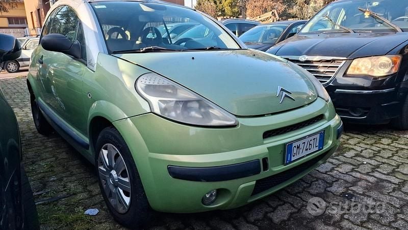 Usata Citroën C3 Pluriel 73 CV (53 kW) 2004 Verde Cabrio