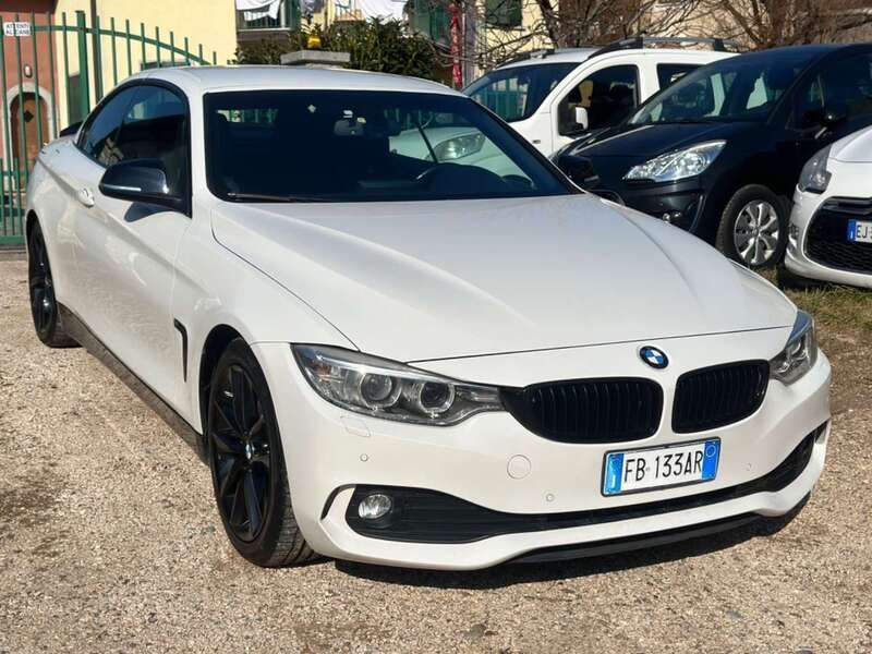 Begagnad BMW 420 Efficient Dynamics 184 HK (135 kW) 2015 Vit Cab