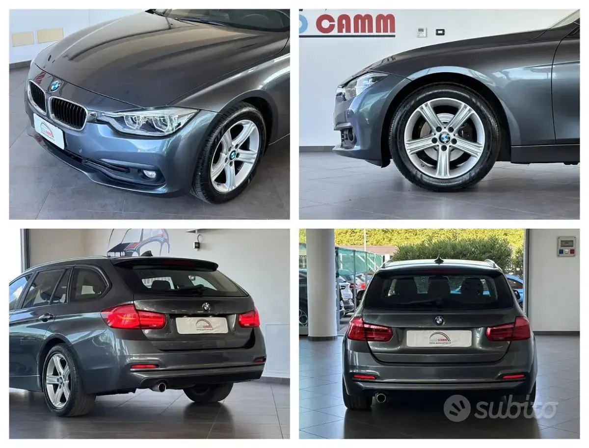 Usata BMW 316 Sport Line 116 CV (85 kW) 2016 Grigio Station wagon