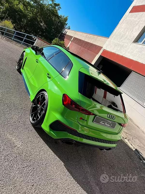 Usata Audi RS3 400 CV (294 kW) 2022 Verde Berlina