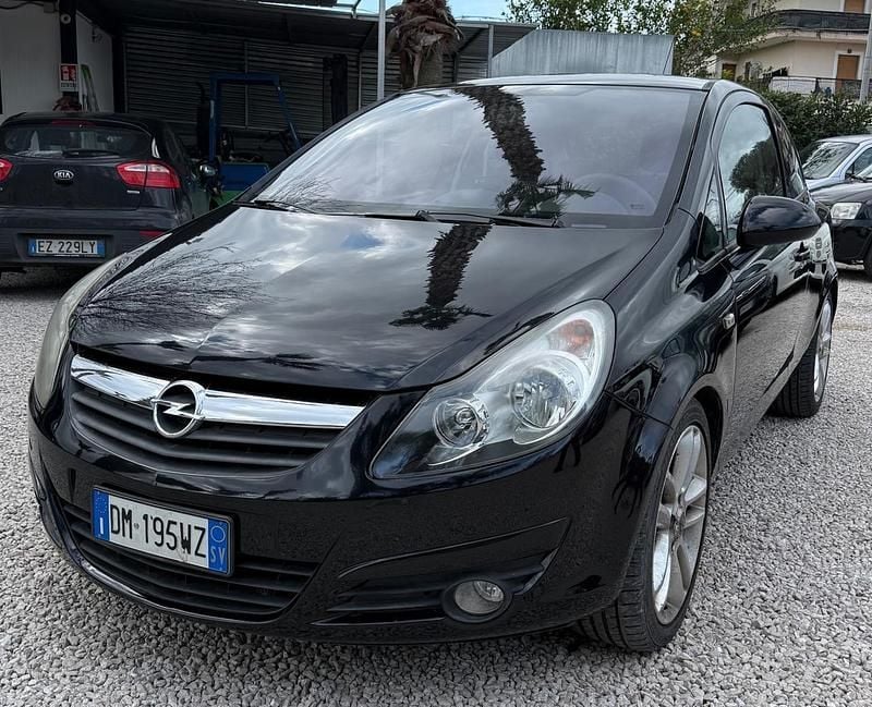 Usata Opel Corsa Sport 90 CV (66 kW) 2008 Nero Utilitaria