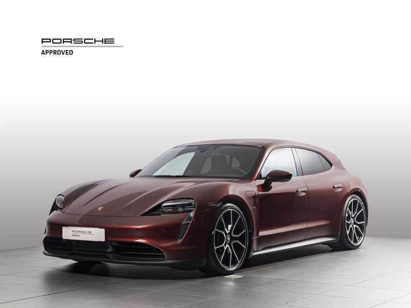 Rosso Usata 2022 Porsche Taycan Sport Turismo Tre volumi | 68.000 € (Buon prezzo) - Immagine 1/4