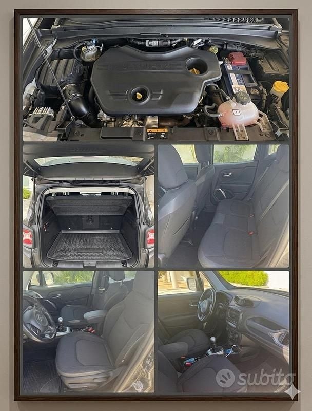 Usata Jeep Renegade Limited 140 CV (102 kW) 2018 Grigio SUV