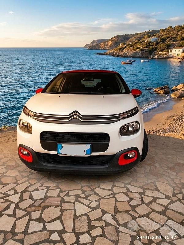 Usata Citroën C3 Shine 75 CV (55 kW) 2017 Bianco Berlina