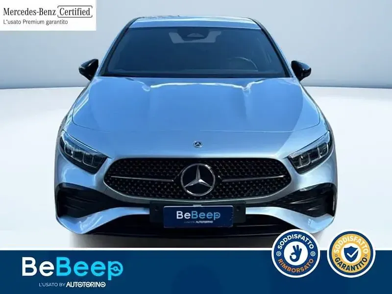 Usata Mercedes A180 Advanced Plus 116 CV (85 kW) 2024 Argento metallizzato Berlina
