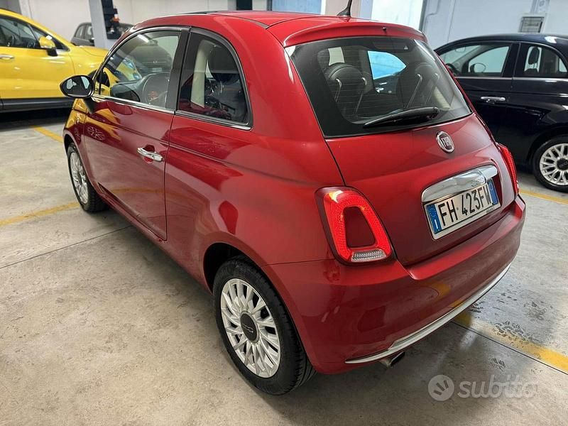 Usata Fiat 500 Lounge 69 CV (50 kW) 2017 Rosso Berlina