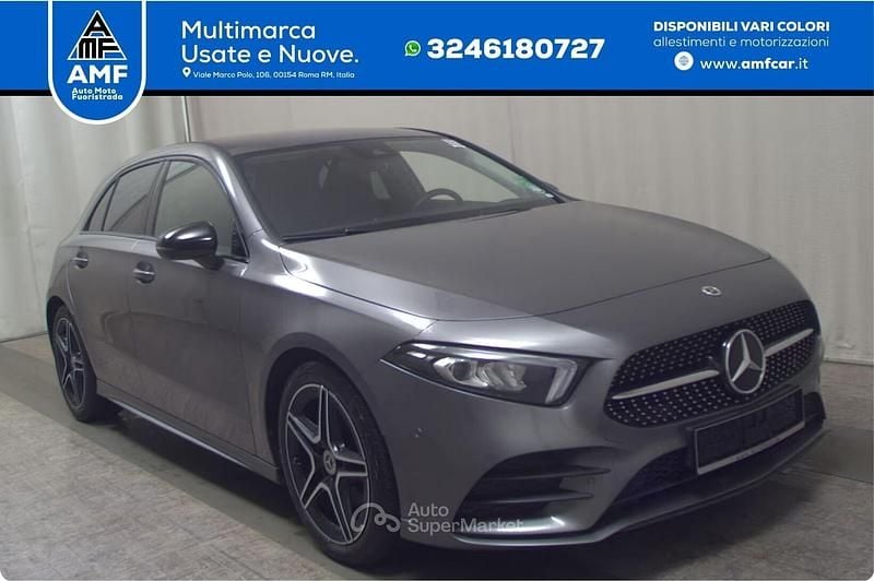 Usata Mercedes A180 AMG line 116 CV (85 kW) 2023 Grigio Berlina