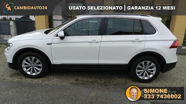 Usata VW Tiguan Business 150 CV (110 kW) 2019 Bianco SUV