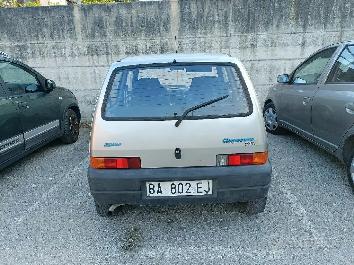 Usata Fiat 500 39 CV (28 kW) 1998 Grigio Berlina
