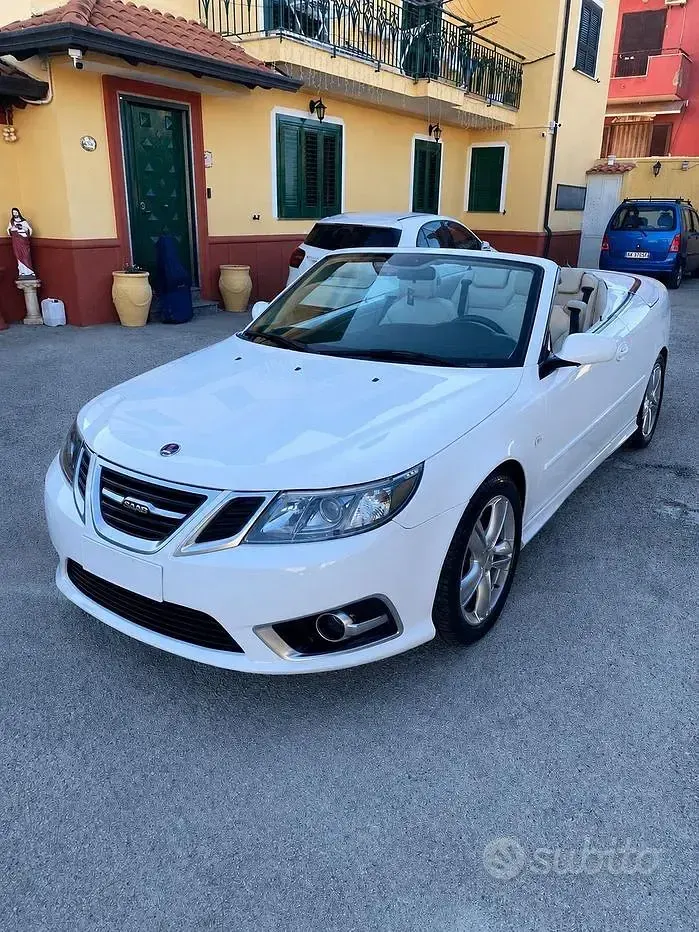Usata Saab 9-3 Cabriolet 160 CV (117 kW) 2011 Bianco Cabrio
