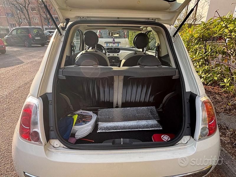 Usata Fiat 500 Lounge 69 CV (50 kW) 2014 Bianco Utilitaria