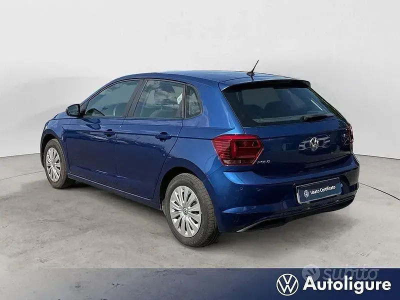 Usata VW Polo Trendline 65 CV (47 kW) 2018 Blu Utilitaria