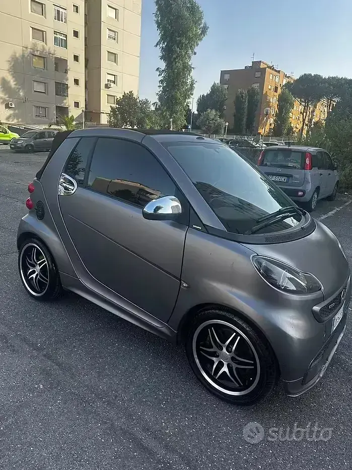 Usata Smart ForTwo Cabrio Brabus 84 CV (61 kW) 2007 Grigio Cabrio