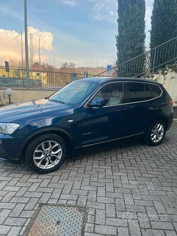 Usata BMW X3 190 CV (139 kW) 2014 Blu SUV
