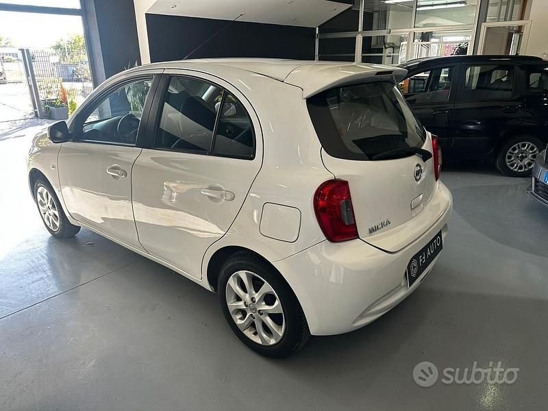 Usata Nissan Micra Acenta 80 CV (58 kW) 2016 Bianco Utilitaria
