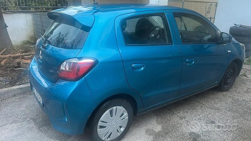 Occasion Mitsubishi Space Star Intense 71 ch (52 kW) 2022 Bleue Citadine