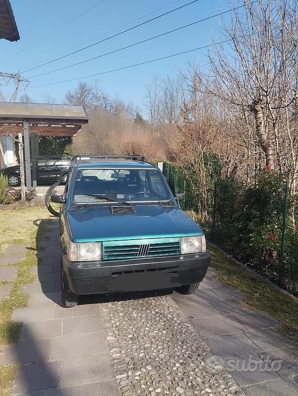 Usata Fiat Panda 4x4 50 CV (36 kW) 1992 Verde Utilitaria
