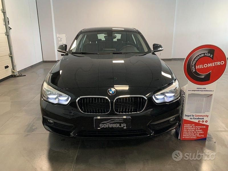 Usata BMW 116 Advantage 116 CV (85 kW) 2019 Nero Utilitaria