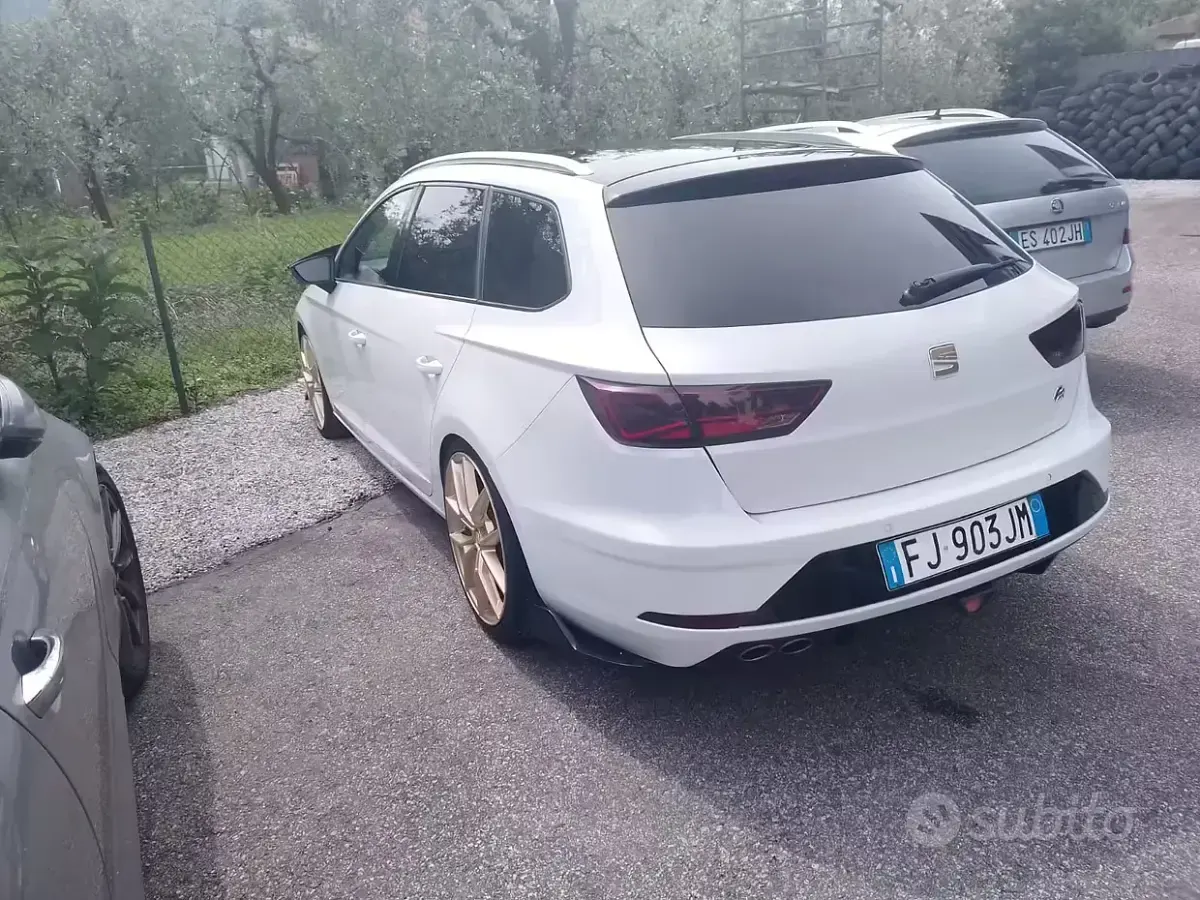 Usata Seat Leon FR 184 CV (135 kW) 2017 Bianco Station wagon