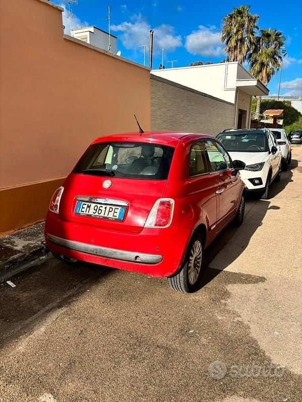Rosso Usata 2008 Fiat 500 Tre volumi | 4000 € - Immagine 1/4