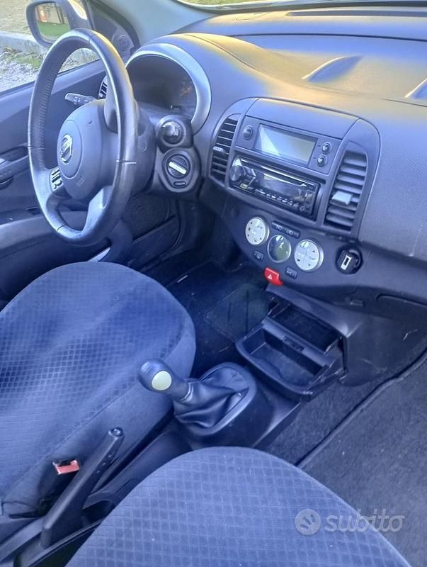 Usata Nissan Micra Acenta 82 CV (60 kW) 2003 Grigio Utilitaria