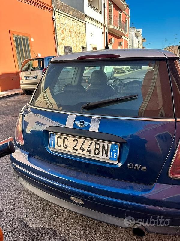 Usata Mini One D 2003 Blu Utilitaria