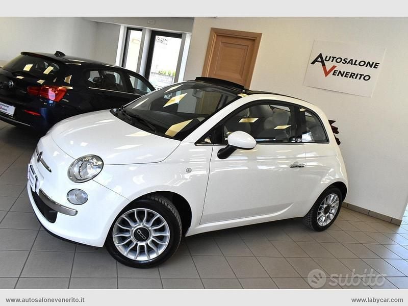Usata Fiat 500C Lounge 69 CV (50 kW) 2013 Bianco Cabrio