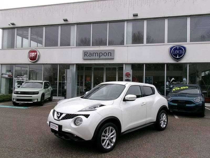 Bianco Usata 2015 Nissan Juke Acenta SUV | 8990 € (Buon prezzo) - Immagine 1/4