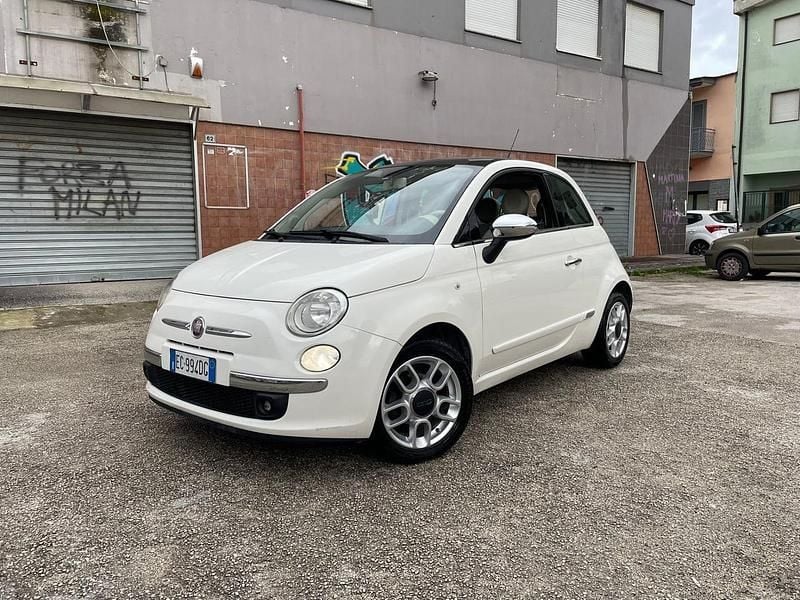 Usata Fiat 500 75 CV (55 kW) 2010 Bianco Berlina