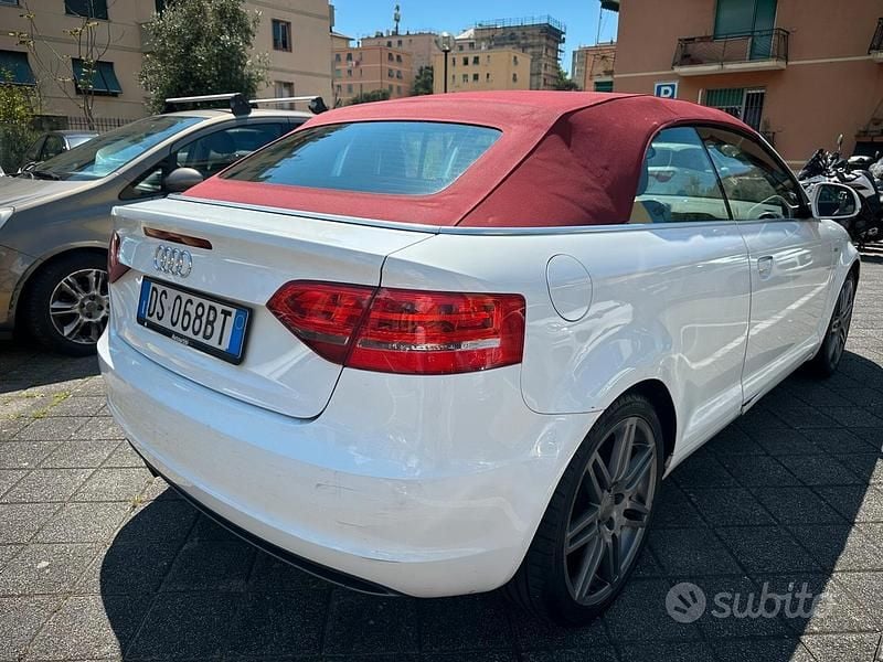 Usata Audi A3 Cabriolet S-Line 200 CV (147 kW) 2008 Bianco Cabrio