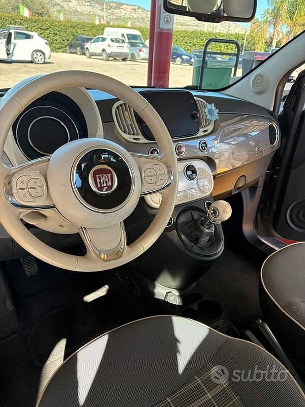 Usata Fiat 500 Lounge 69 CV (50 kW) 2018 Grigio Berlina