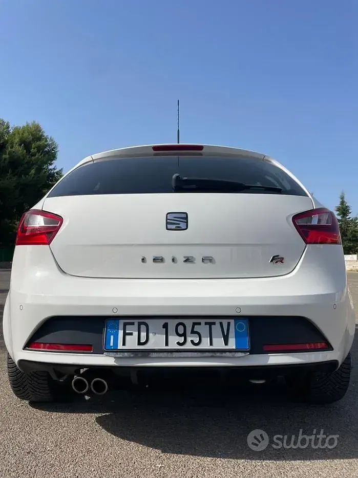 Usata Seat Ibiza FR 105 CV (77 kW) 2016 Bianco Berlina