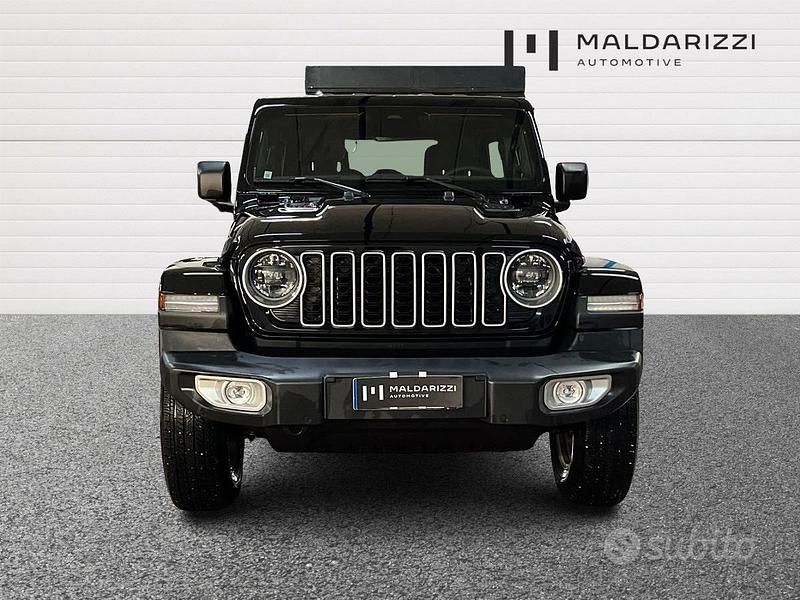 Usata Jeep Wrangler Unlimited Sahara 272 CV (200 kW) 2024 Nero SUV
