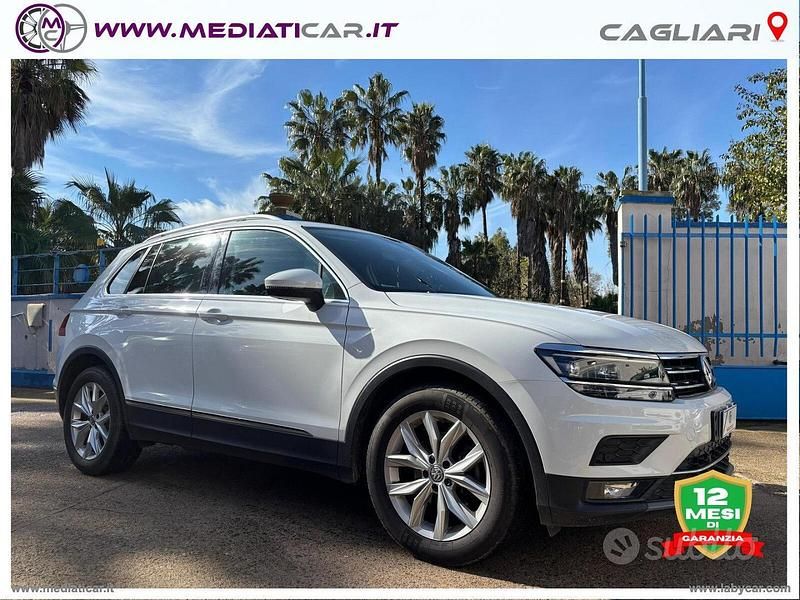 Usata VW Tiguan Advance 150 CV (110 kW) 2018 Bianco SUV
