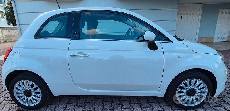 Usata Fiat 500 Lounge 69 CV (50 kW) 2017 Bianco Utilitaria