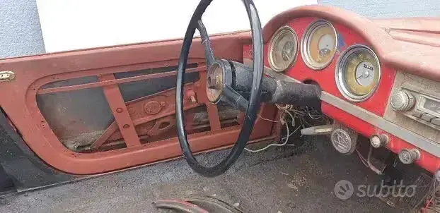 Usata Alfa Romeo Giulietta 1956 Rosso Cabrio