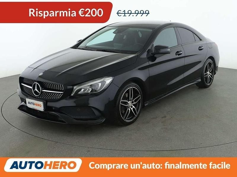 Usata Mercedes CLA200 Premium 136 CV (100 kW) 2016 Nero Berlina