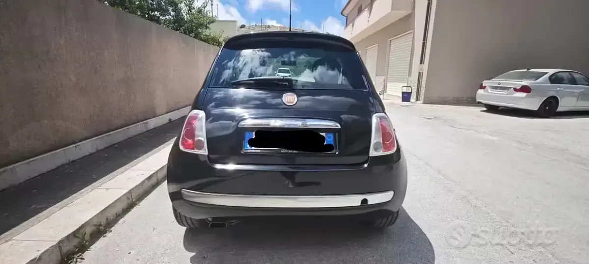 Usata Fiat 500 75 CV (55 kW) 2009 Nero Cabrio