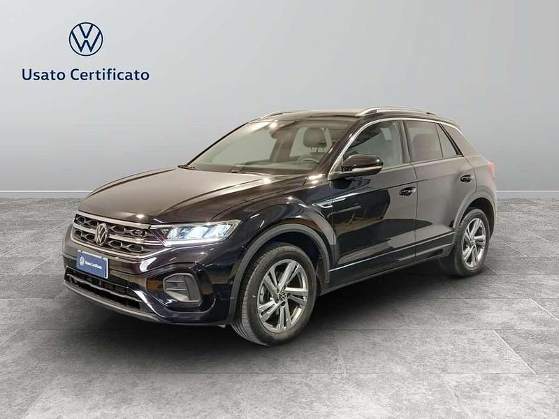 Deep black perlato Usata 2022 VW T-Roc R-line SUV | 23.900 € (Molto cara) - Immagine 1/4