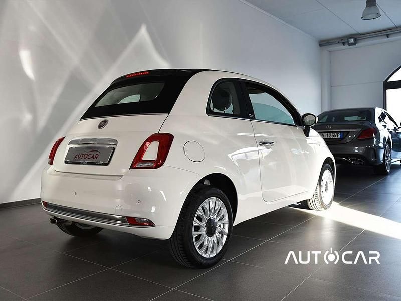Usata Fiat 500C Lounge 69 CV (50 kW) 2019 Bianco  capote nera Cabrio