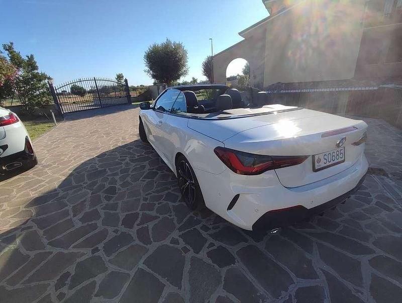 Usata BMW 420 Cabriolet M Sport 190 CV (139 kW) 2021 Bianco Cabrio