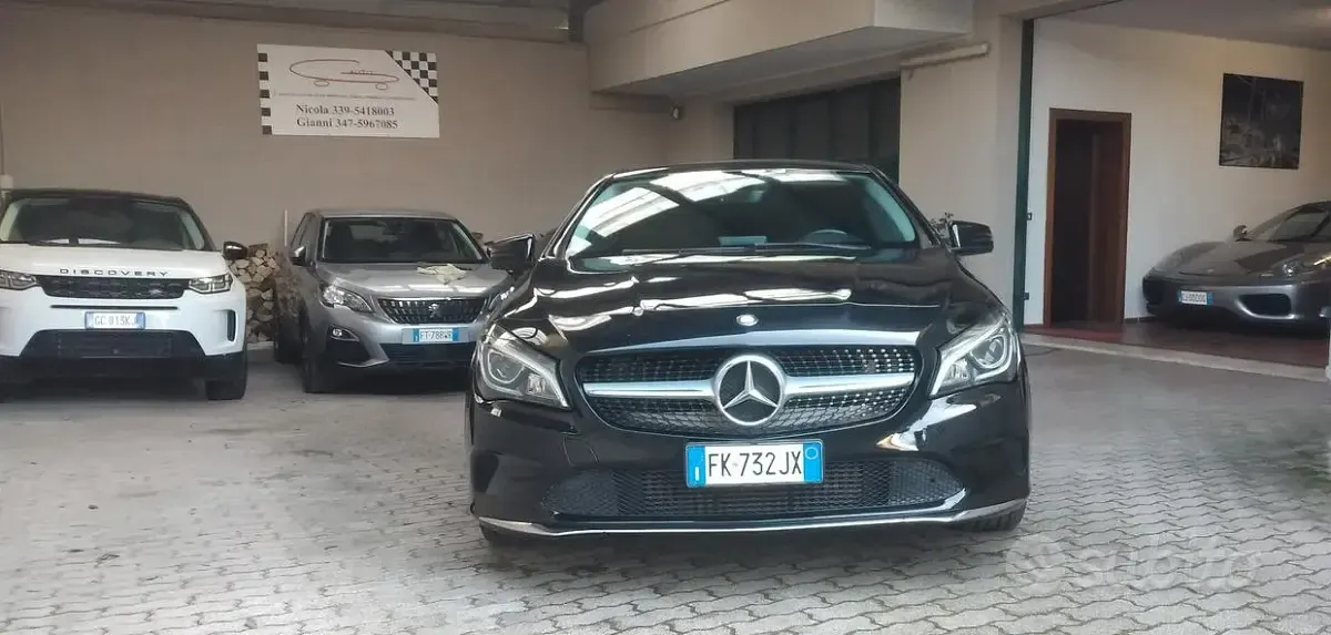 Usata Mercedes CLA200 136 CV (100 kW) 2017 Nero Coupé