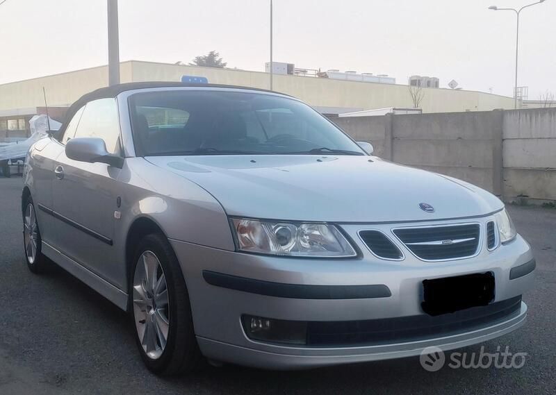 Usata Saab 9-3 Cabriolet Vector 150 CV (110 kW) 2008 Grigio Cabrio