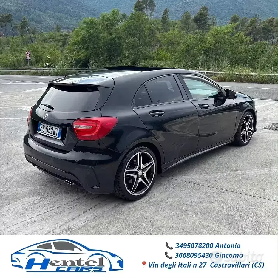 Usata Mercedes A200 AMG 136 CV (100 kW) 2015 Nero Utilitaria