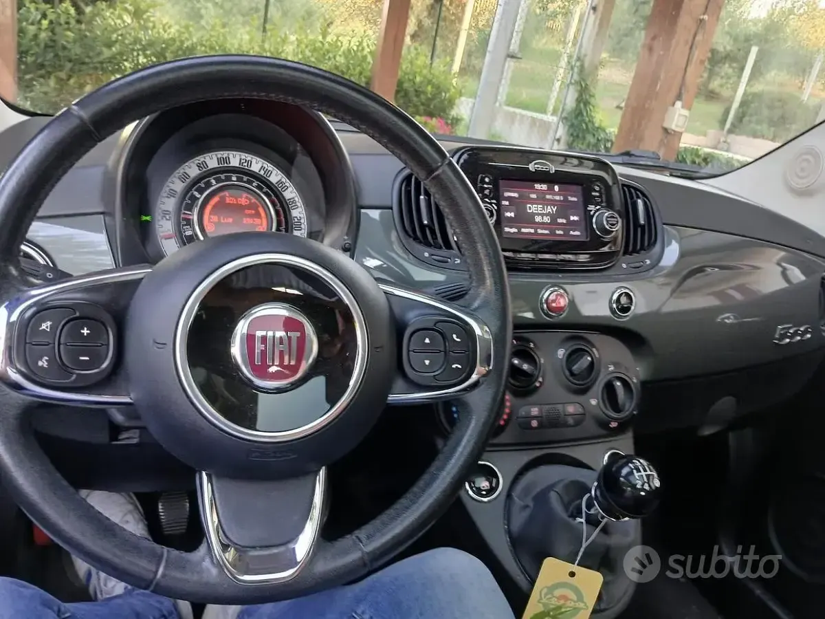 Usata Fiat 500 Lounge 69 CV (50 kW) 2018 Nero Berlina