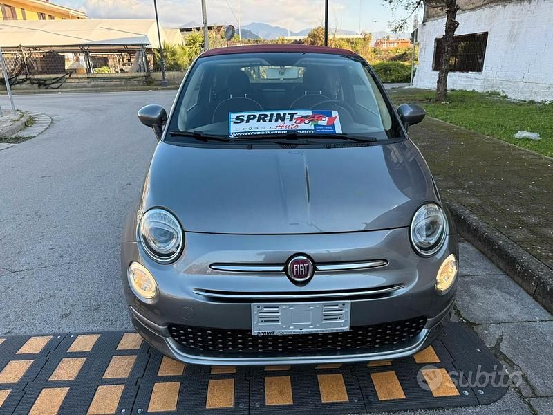 Usata Fiat 500C Lounge 69 CV (50 kW) 2017 Grigio Cabrio