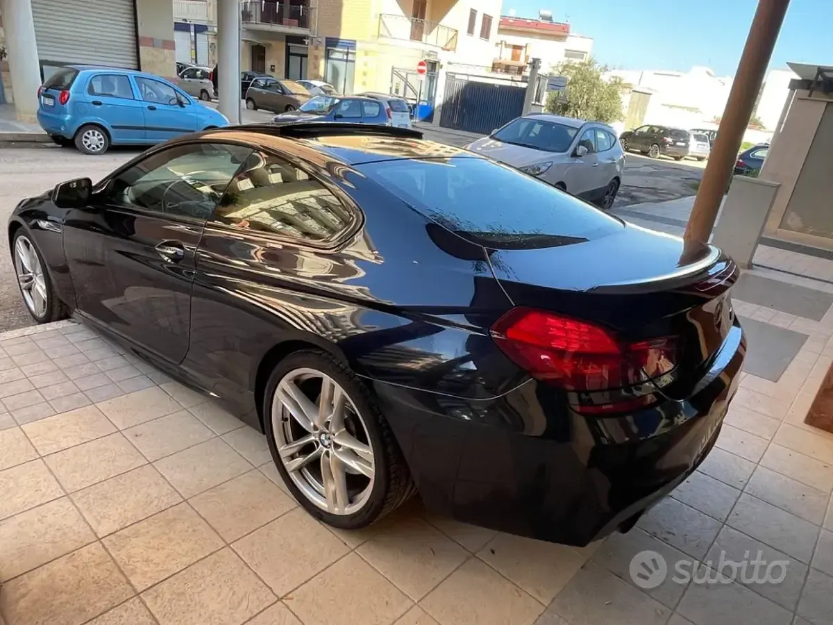 Usata BMW 640 M Sport 313 CV (230 kW) 2012 Nero Coupé