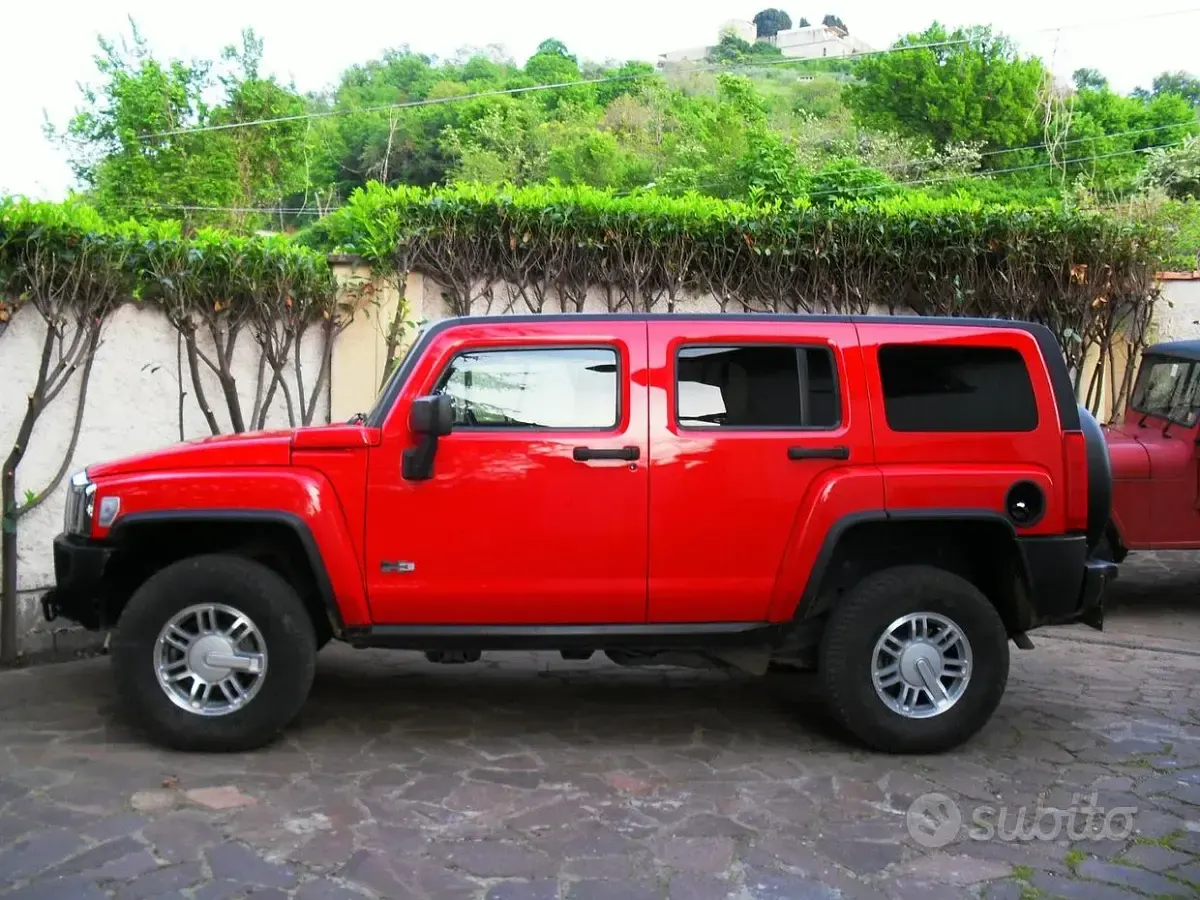 Usata Hummer H3 245 CV (180 kW) 2008 Rosso SUV
