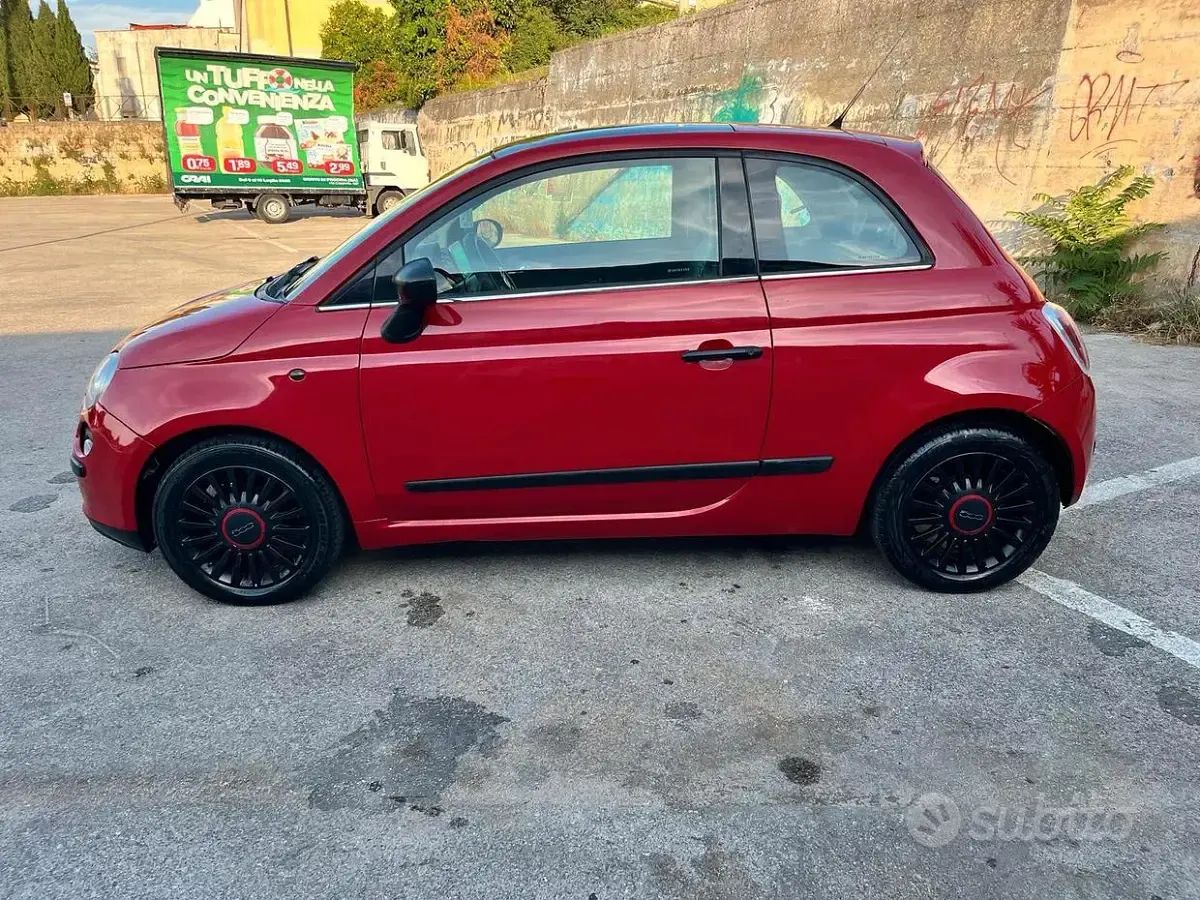 Usata Fiat 500C Sport 69 CV (50 kW) 2009 Rosso Cabrio